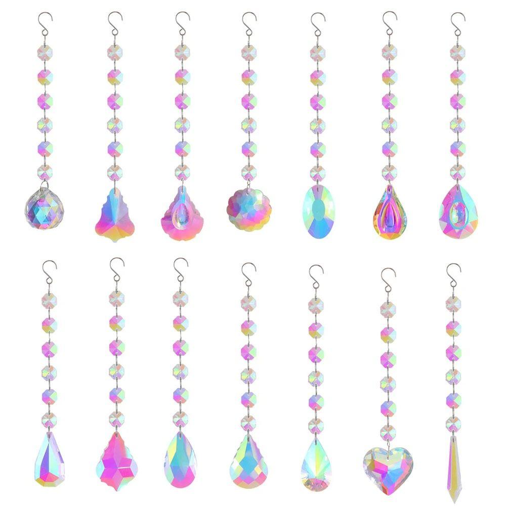 Прозрачный ловец радуги AB Цветной ловец солнца Ловец света Хрустальный ловец солнца Сад